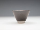 うたげ　片口抹茶碗　黒銀