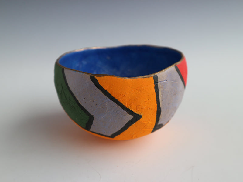 みこみあお茶碗                                      Mikomi Blue Tea Bowl