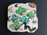 日月松図陶板 Vol.5　　　　　　　　　　　 Sun, Moon & Pine Panel Vol.5