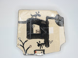 No.39　わんこ図陶板　３　"Dog Motif Plaque Ⅲ"