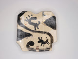 No.40　わんこ図陶板　7　"Dog Motif Plaque Ⅶ"