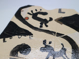 No.40　わんこ図陶板　7　"Dog Motif Plaque Ⅶ"