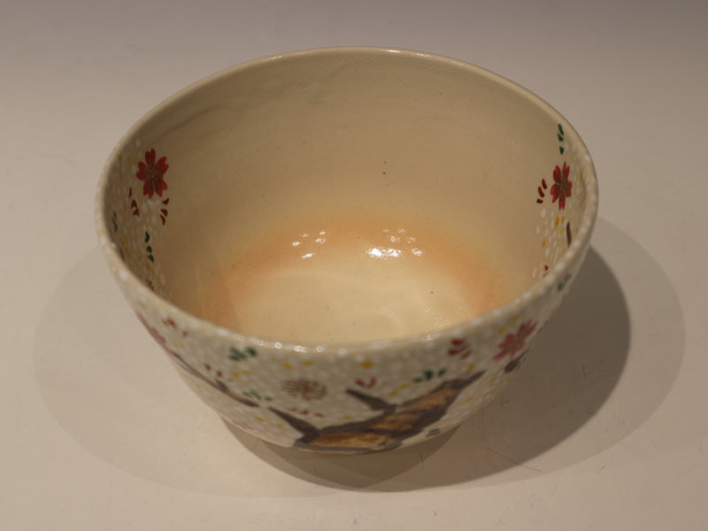 金彩桜 茶盌