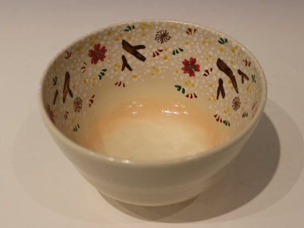 金彩桜 茶盌
