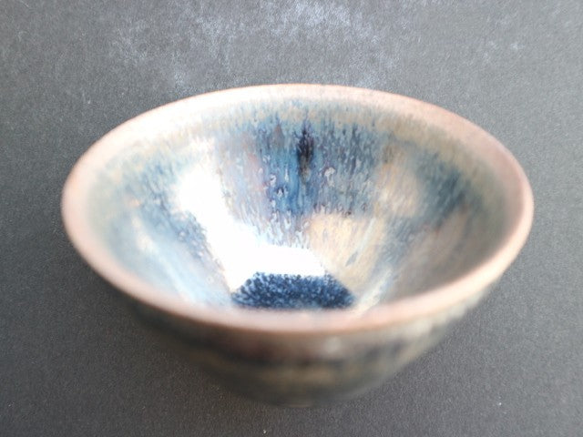 窯変銀奨　ぐい呑