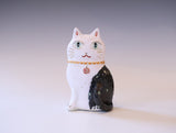 置物　ねこ（ブラック）｜松見光玉