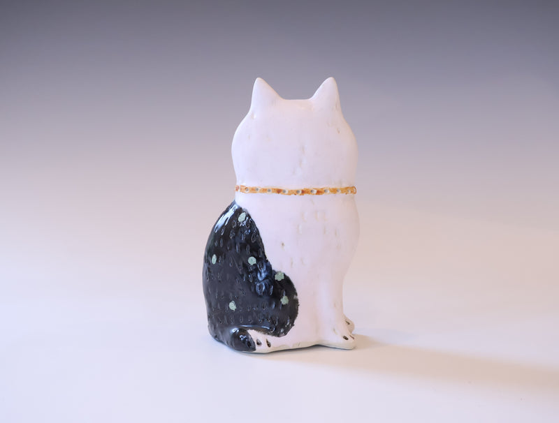 古玩雑項清代老猫眼石円珠老手串女文玩骨董品コレクション老物件T 置物 ねこ（ブラック）｜松見光玉｜京焼・清水焼のうつわ 東五六