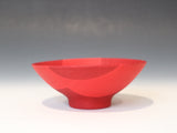 抹茶碗　猩々緋（丸形）