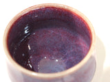湯吞　紫紅